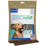 Virbac Veggiedent Zen 15 Dental Oral Care Dog Chews + Calming Anxiety Relief XS S M L