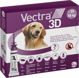 Vectra 3D Spot on Solution Flea, Ticks and Mosquito Repellent For Dogs, 3 Pipettes