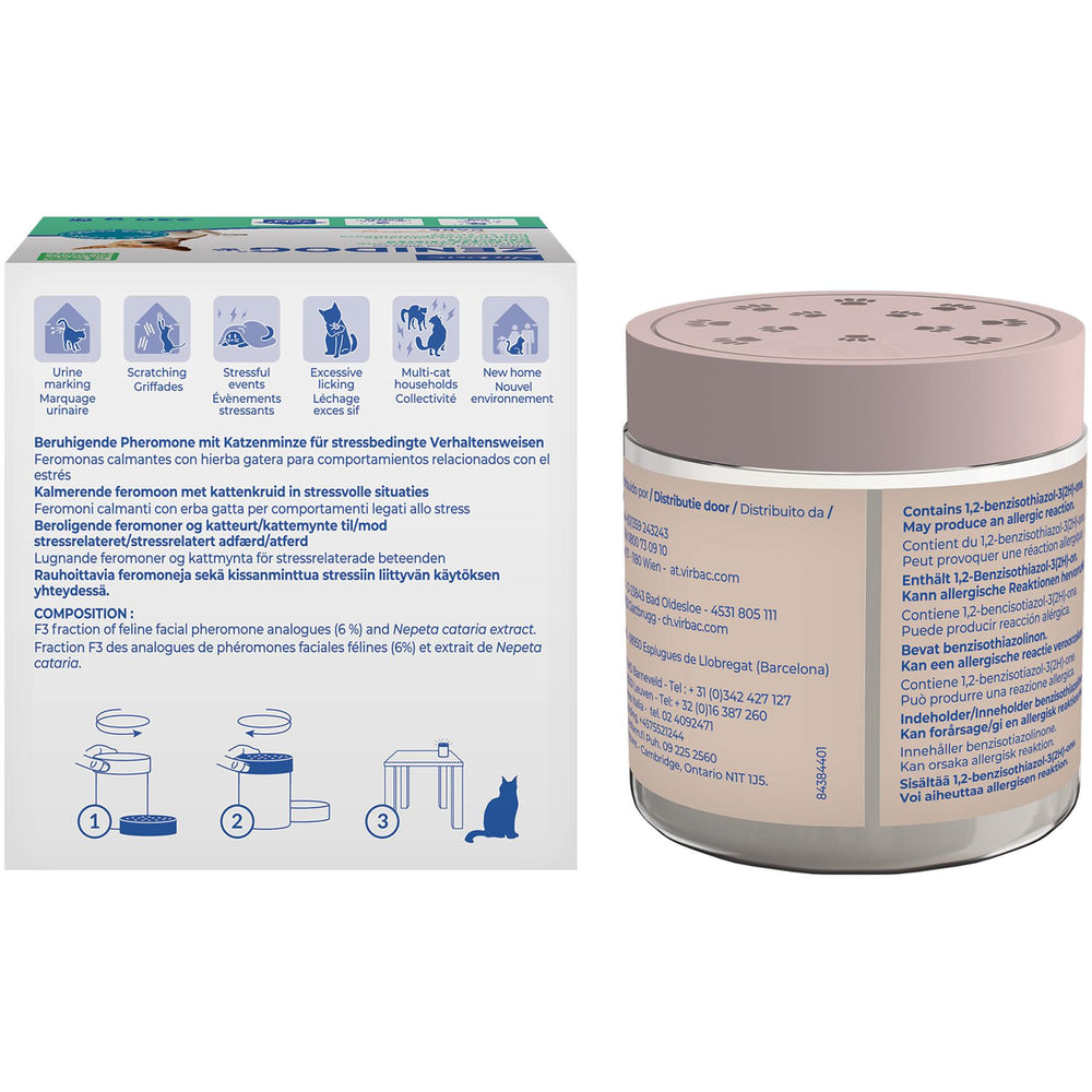 Virbac Zenifel Calming Gel Diffuser & Calming Spray For Cats Calming Pheromones