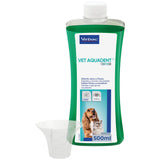 Virbac Vet Aquadent Anti-Plaque Solution for Cat and Dog, Pet Dental Care Solution