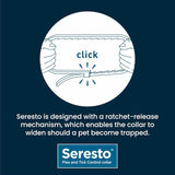 Seresto Cat Dog Flea Collar With Tick Control Adjustable 8 Month Protection, 1 Collar