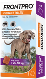 FRONTPRO Flea and Tick Chewable Tablets for Dogs