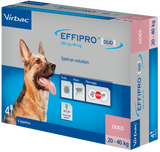 Effipro Duo Spot on Solutions For Cat S/M/L/XL Dog 4 Pipettes per Pack