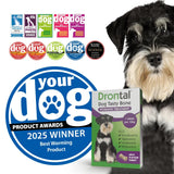 Drontal Plus for Small and Medium Dogs Bone Shaped Worming Tablet Packs