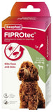Beaphar FIPROtec Flea & Tick Spot-On Treatment for Large Dogs (20-40kg), 1, 4, 6 Pipettes