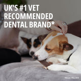 Virbac Veggiedent FR3SH Dental Chews for Dog Helps Clean Teeth & Freshen Breath, 15