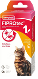 Beaphar FIPROtec Spot-On Flea & Tick Treatment for Cats, 1, 4, 6 Pipettes