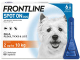 FRONTLINE SPOT ON Flea & Tick Treatment for Cat, Small, Medium and Large Dog 1, 3, 6