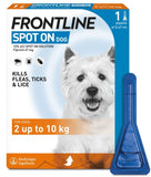 FRONTLINE SPOT ON Flea & Tick Treatment for Cat, Small, Medium and Large Dog 1, 3, 6