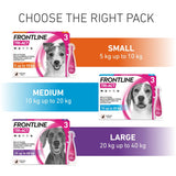 Frontline Tri-Act Spot On Flea and Tick Treatment For Small Medium and Large Dogs 3