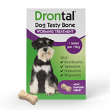 Drontal Plus for Small and Medium Dogs Bone Shaped Worming Tablet Packs