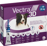 Vectra 3D Spot on Solution Flea, Ticks and Mosquito Repellent For Dogs, 3 Pipettes