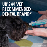 Virbac Dog Cat Toothpaste Kit Dental Toothbrush Finger Brush Poultry Flavour 70g Fish