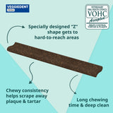 Virbac Veggiedent FR3SH Dental Chews for Dog Helps Clean Teeth & Freshen Breath, 15