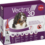 Vectra 3D Spot on Solution Flea, Ticks and Mosquito Repellent For Dogs, 3 Pipettes