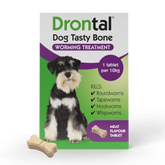 Drontal Plus for Small and Medium Dogs Bone Shaped Worming Tablet Packs