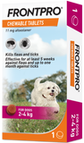 FRONTPRO Flea and Tick Chewable Tablets for Dogs