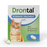 Drontal Wormer tablets for Small and Medium Cats (Under 4kg)