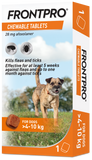 FRONTPRO Flea and Tick Chewable Tablets for Dogs