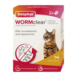 Beaphar WORMclear Worming Tablets for Cats, Kittens, Small Medium and Large Dogs