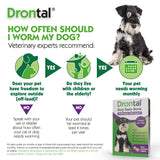 Drontal Plus for Small and Medium Dogs Bone Shaped Worming Tablet Packs