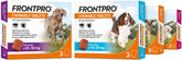 FRONTPRO Flea and Tick Chewable Tablets for Dogs Fast-Acting For S/M/L/XL Dogs 3 Pack