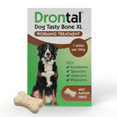 Drontal Tasty Bone XL Wormer Tablets for Large Dogs (Over 20kg)
