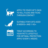 FRONTLINE SPOT ON Flea & Tick Treatment for Cat, Small, Medium and Large Dog 1, 3, 6