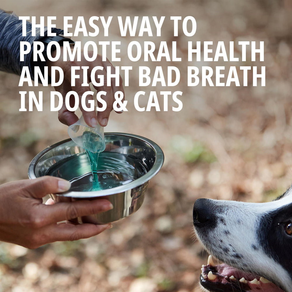 Virbac Vet Aquadent Anti-Plaque Solution for Cat and Dog, Pet Dental Care Solution