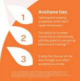 Anxitane Dog Calming Anxiety Stress Relief 30 Chewable Tablets For Dogs, Cats -