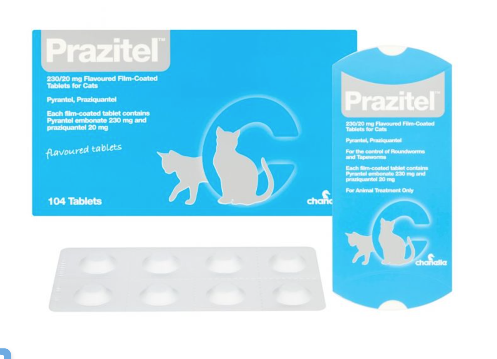 Prazitel Worming Tablets for Cats and Dogs