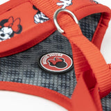 Minnie Mouse Premium Harness for Dogs - Size S/M - Grey and Red - Anti-Pull and