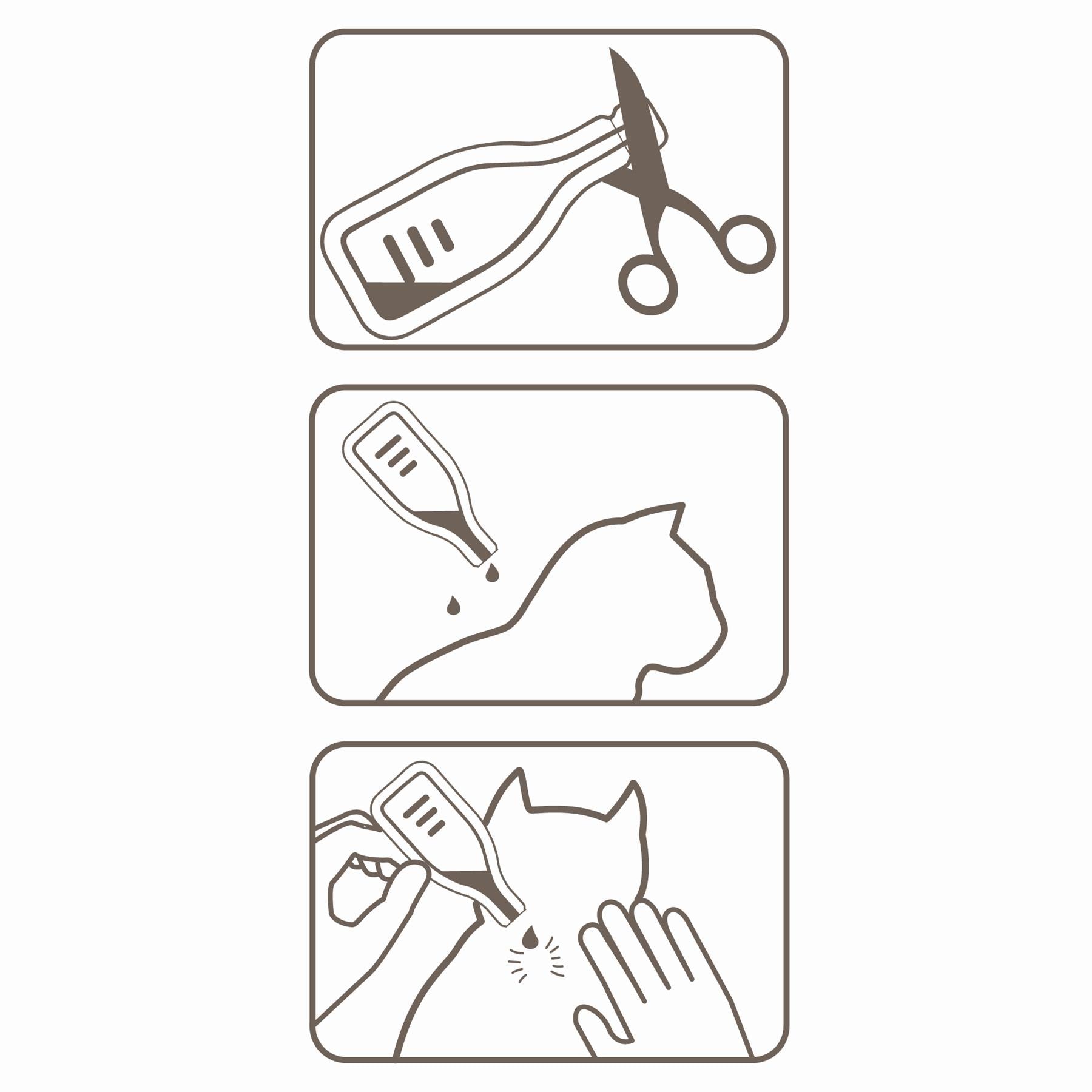 Beaphar FIPROtec Spot-On Flea & Tick Treatment for Cats, 1, 4, 6 Pipettes