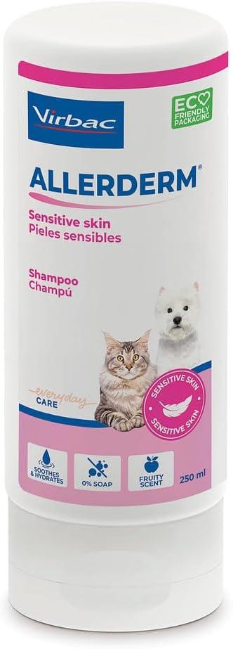 Virbac Allerderm Dry & Scaly Skin and Sensitive Skin Shampoo For Cats & Dogs 250ml
