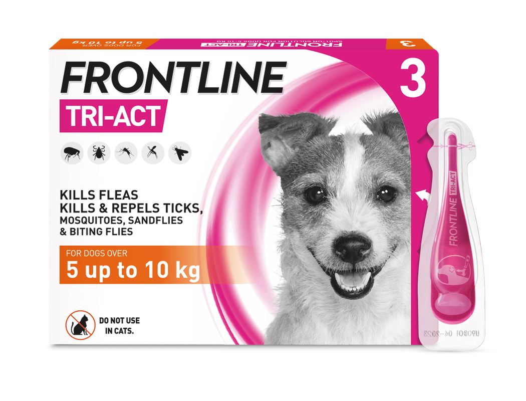 Frontline Tri-Act Spot On Flea and Tick Treatment For Small Medium and Large Dogs 3