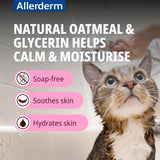 Virbac Allerderm Sensitive Skin Shampoo 250ml for Dogs & Cats routine cleansing