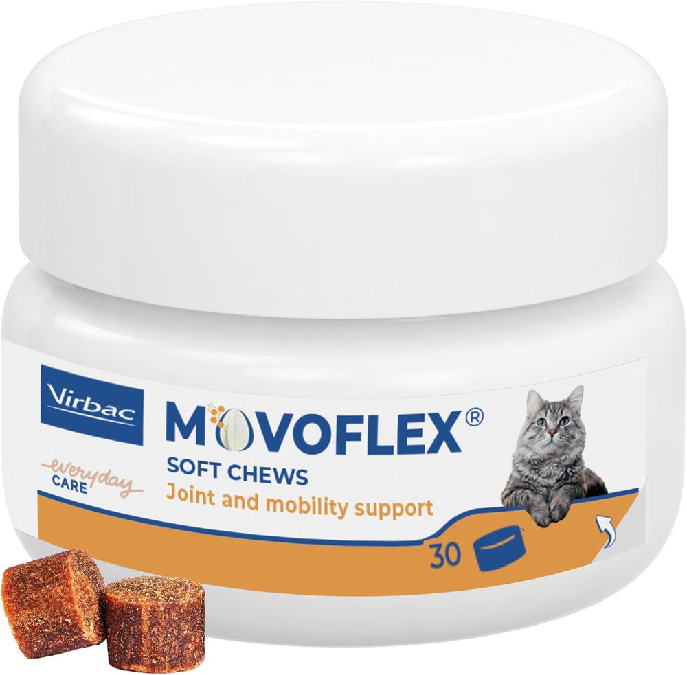 Movoflex Cat & Dog Joint & Mobility Support Supplement Highly Palatable Soft Chews x30