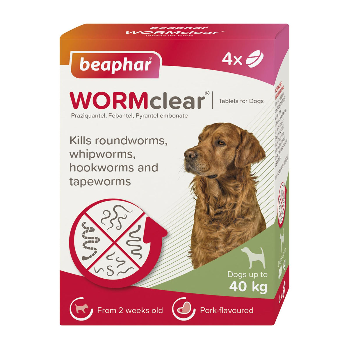 Beaphar WORMclear Worming Tablets for Cats, Kittens, Small Medium and Large Dogs
