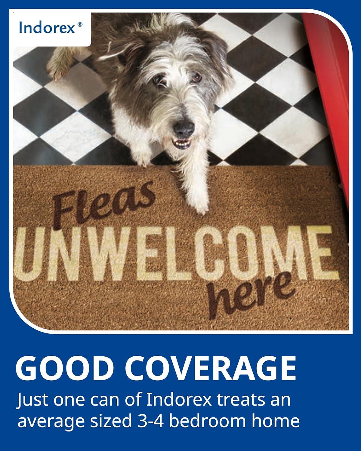 Indorex Defence Household Flea Spray Dog Cat 500ml - 12 Month Protection