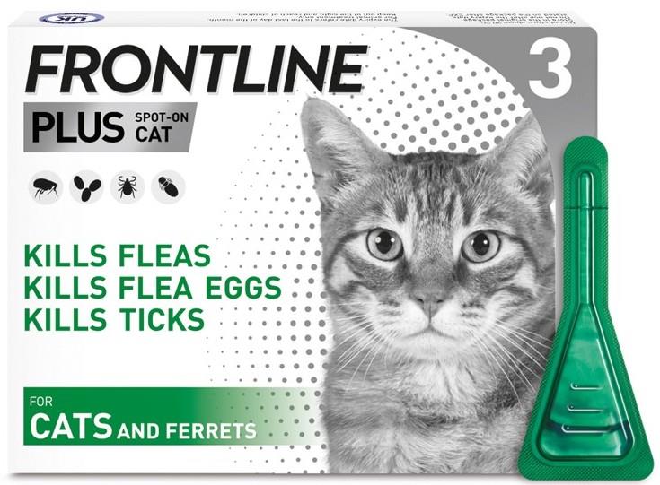 FRONTLINE Plus Flea & Tick Treatment for Cats & Small, Medium, Large and X Large Dogs