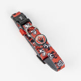 Minnie Mouse Premium Dog Collar - Pink - Size S-M - Quick Click Closure - Made of Polyester - Design with 3D Details - Original Product Designed in Spain