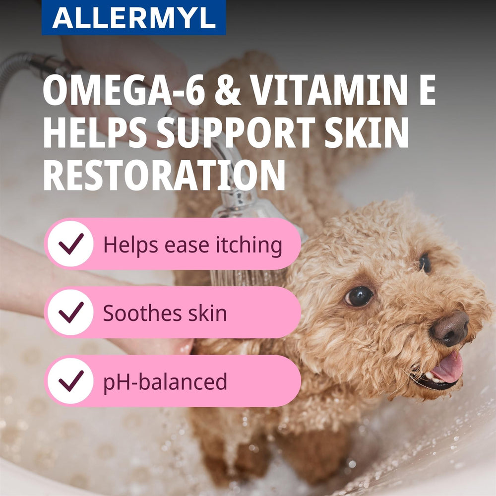 Allermyl Shampoo for Cat & Dog Sensitive or Itchy Skin