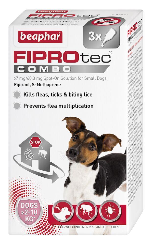 Beaphar FIPROtec COMBO Flea & Tick Spot-On for Small Dogs