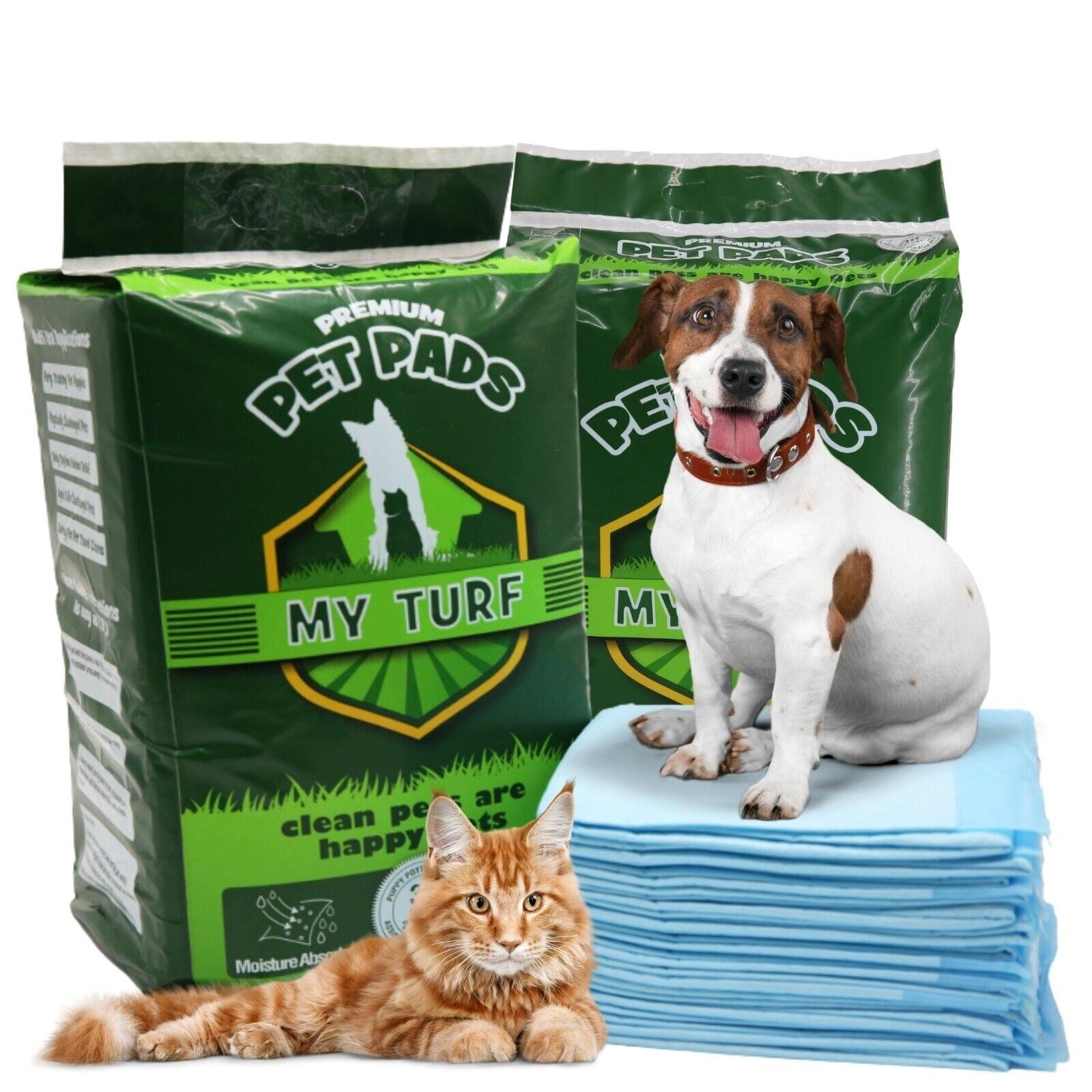 Large Puppy Training Trainer Train Pads Toilet Pee Wee Poo Dog Pet Cat Mats UK