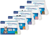 Effipro Spot On Flea Treatment AVM-GSL For Pets Cats & Dogs 4 Pipettes With Fipronil