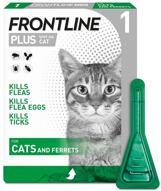 FRONTLINE Plus Flea & Tick Treatment for Cats & Small, Medium, Large and X Large Dogs