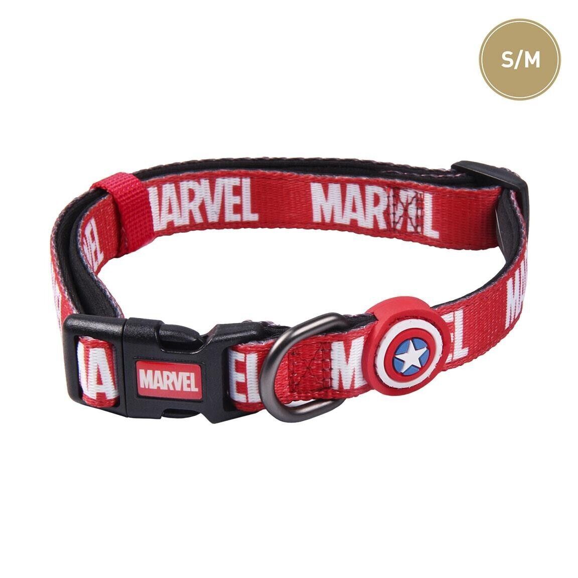 Cerda - for Fan Pets Dog Collar with Marvel Motifs Printed - Officially Licensed by