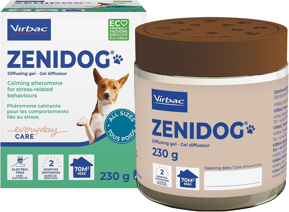 Virbac Zenidog Calming Gel Diffuser & Collar For Dogs Anxiety Stress Relief