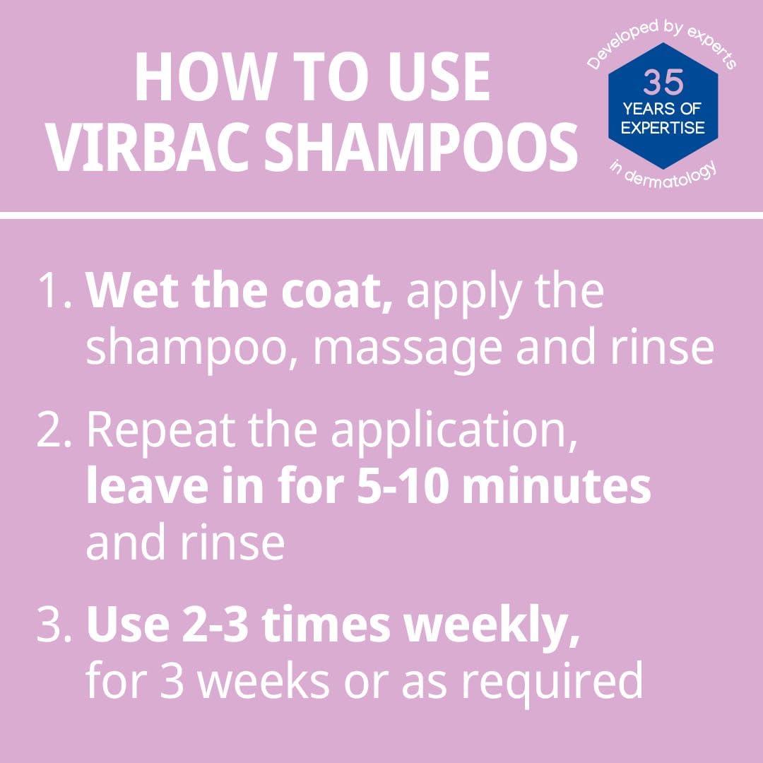 Virbac Allerderm Dry & Scaly Skin and Sensitive Skin Shampoo For Cats & Dogs 250ml