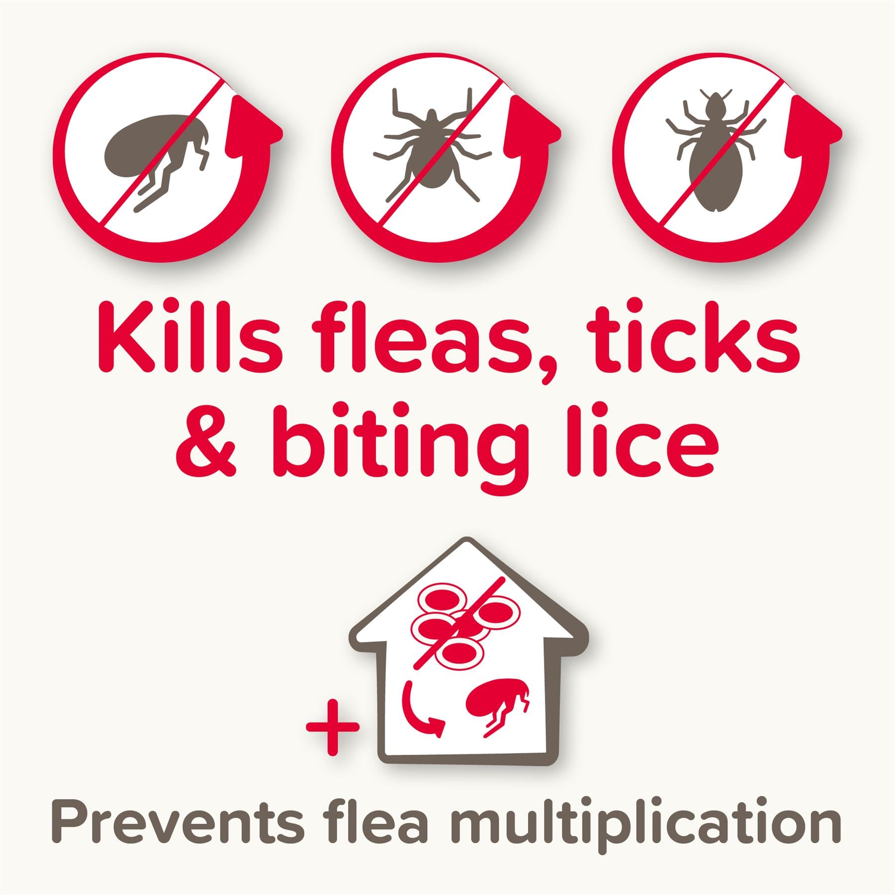 Beaphar FIPROtec COMBO Flea & Tick Spot-On Treatment for Cats, 1, 3, 6 Pipettes